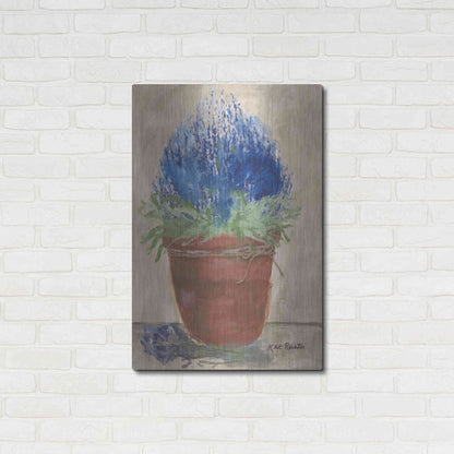 Luxe Metal Art 'Flowers for Carol' by Kait Roberts, Metal Wall Art,24x36