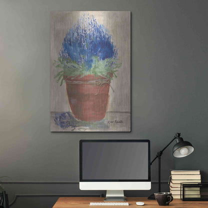 Luxe Metal Art 'Flowers for Carol' by Kait Roberts, Metal Wall Art,24x36
