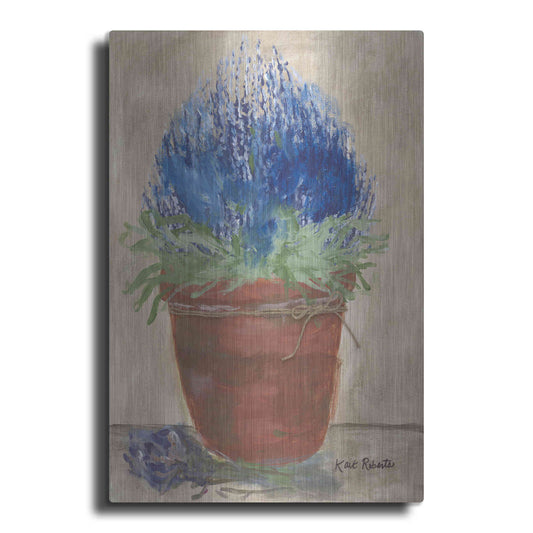 Luxe Metal Art 'Flowers for Carol' by Kait Roberts, Metal Wall Art