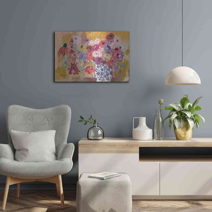 Luxe Metal Art 'A Love Song For You' by Kait Roberts, Metal Wall Art,24x16