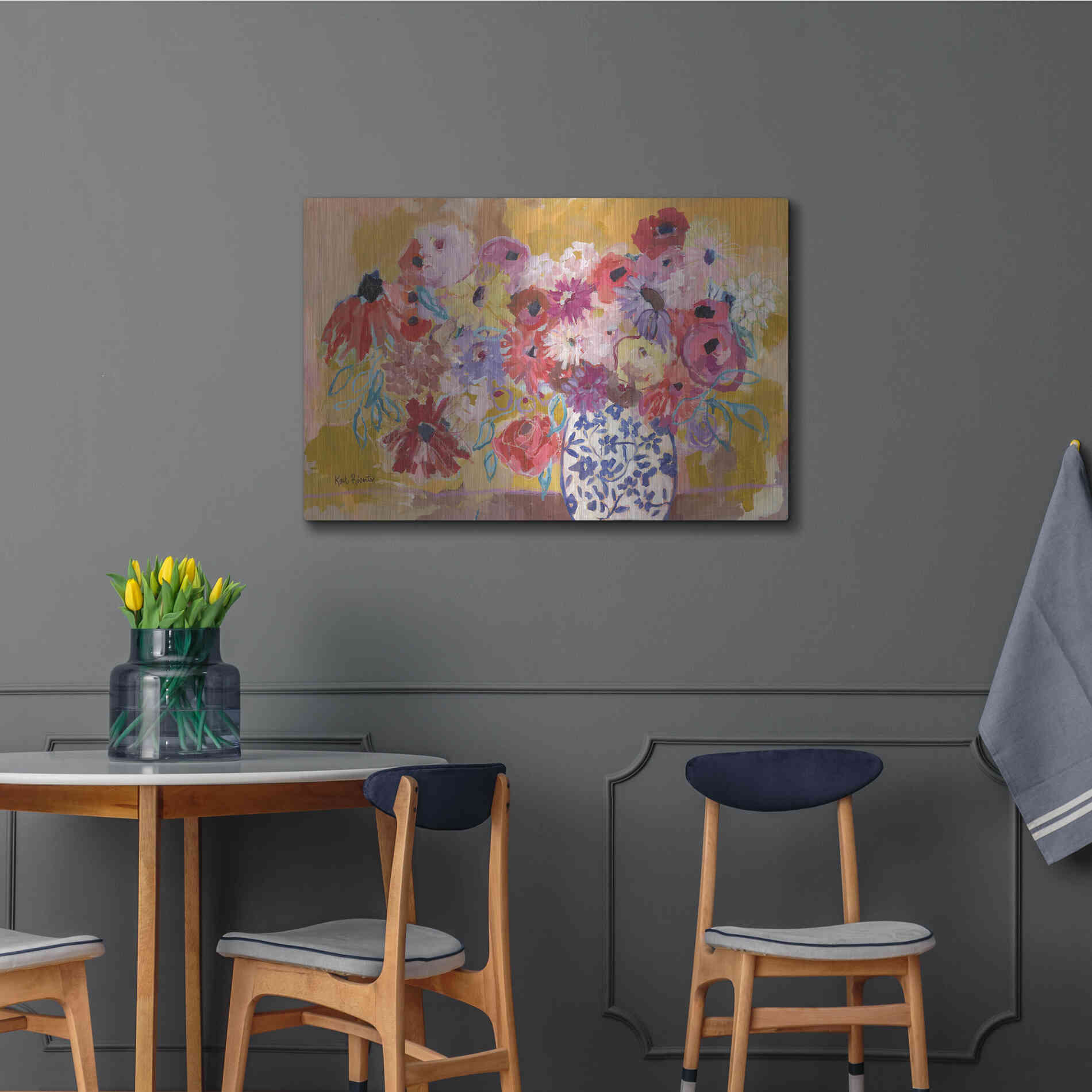 Luxe Metal Art 'A Love Song For You' by Kait Roberts, Metal Wall Art,36x24