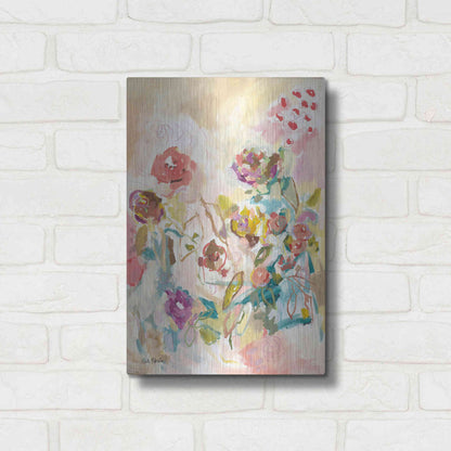 Luxe Metal Art 'My Heart has Wings and I Can Fly' by Kait Roberts, Metal Wall Art,12x16