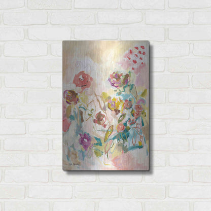 Luxe Metal Art 'My Heart has Wings and I Can Fly' by Kait Roberts, Metal Wall Art,16x24