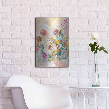 Luxe Metal Art 'My Heart has Wings and I Can Fly' by Kait Roberts, Metal Wall Art,16x24