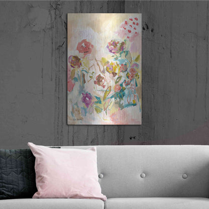 Luxe Metal Art 'My Heart has Wings and I Can Fly' by Kait Roberts, Metal Wall Art,24x36