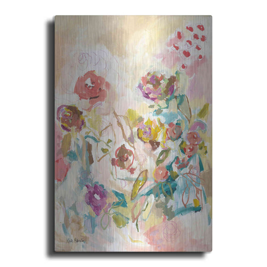 Luxe Metal Art 'My Heart has Wings and I Can Fly' by Kait Roberts, Metal Wall Art