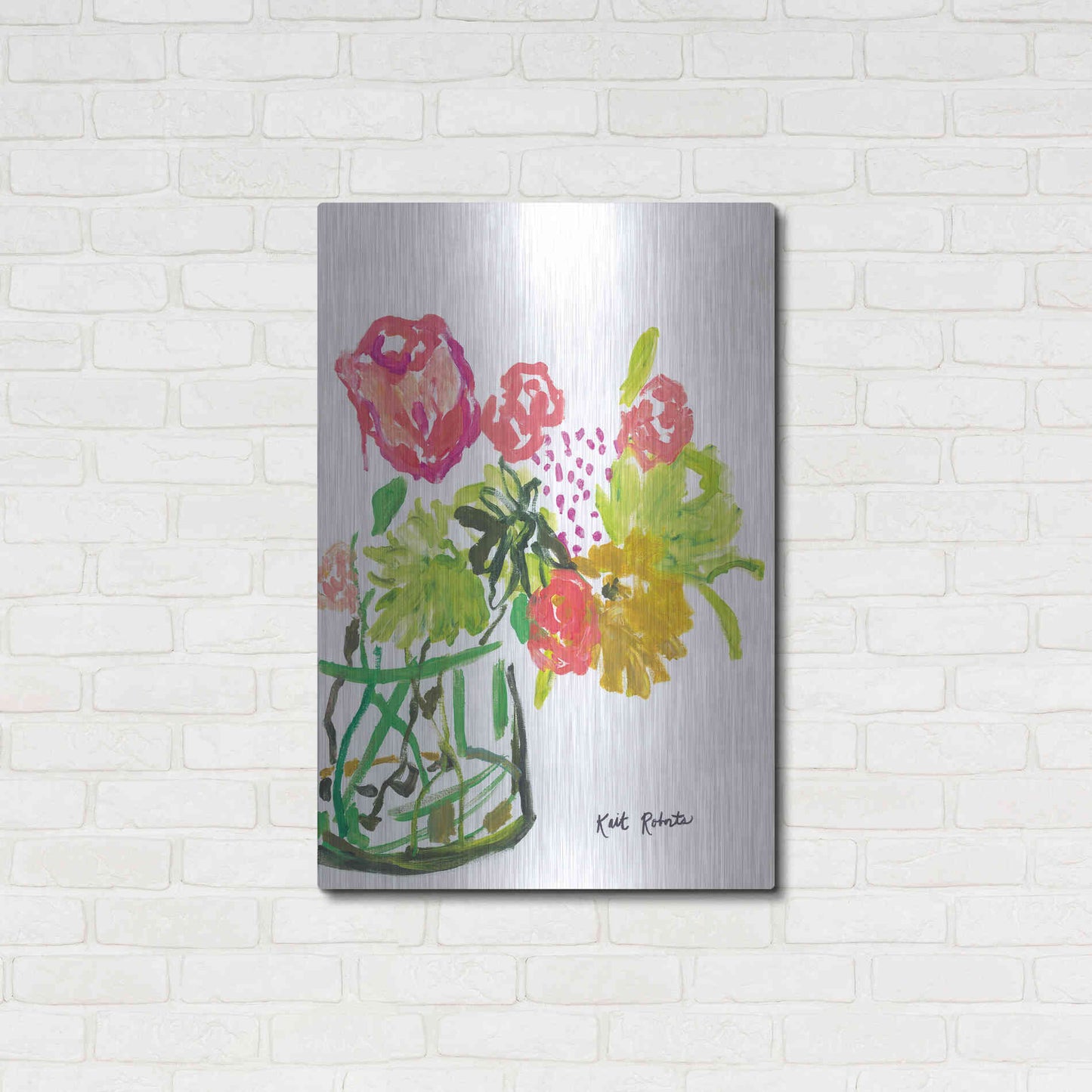 Luxe Metal Art 'Once Upon a Dream' by Kait Roberts, Metal Wall Art,24x36