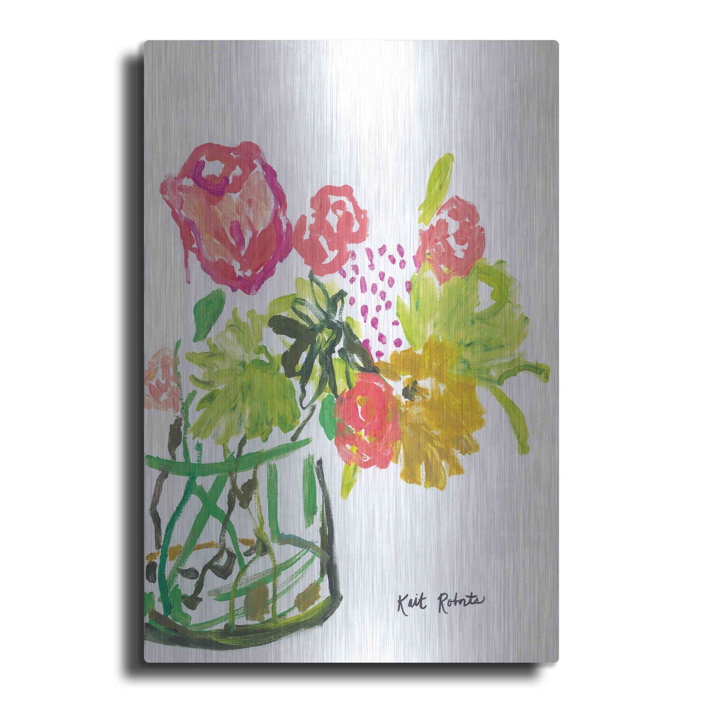 Luxe Metal Art 'Once Upon a Dream' by Kait Roberts, Metal Wall Art