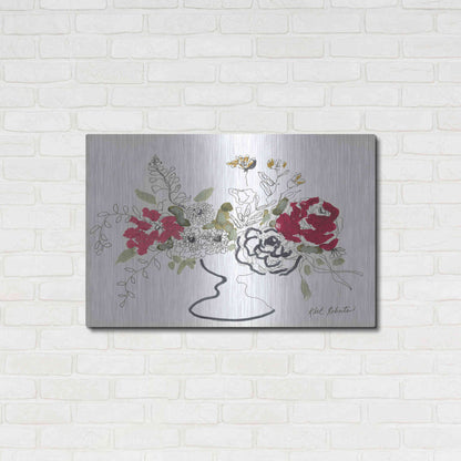 Luxe Metal Art 'Grow With Me' by Kait Roberts, Metal Wall Art,36x24