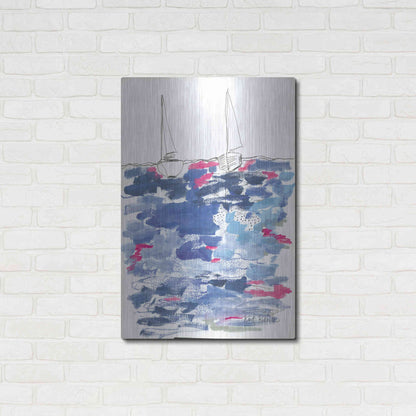 Luxe Metal Art 'View From the Beach House' by Kait Roberts, Metal Wall Art,24x36