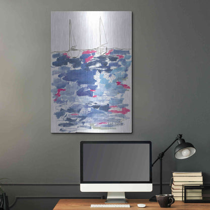 Luxe Metal Art 'View From the Beach House' by Kait Roberts, Metal Wall Art,24x36