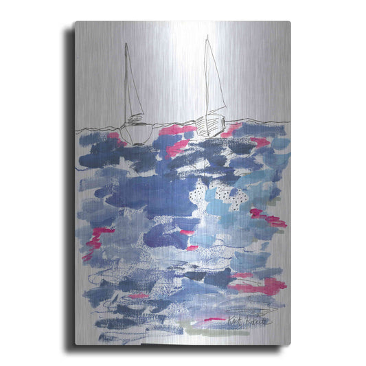 Luxe Metal Art 'View From the Beach House' by Kait Roberts, Metal Wall Art