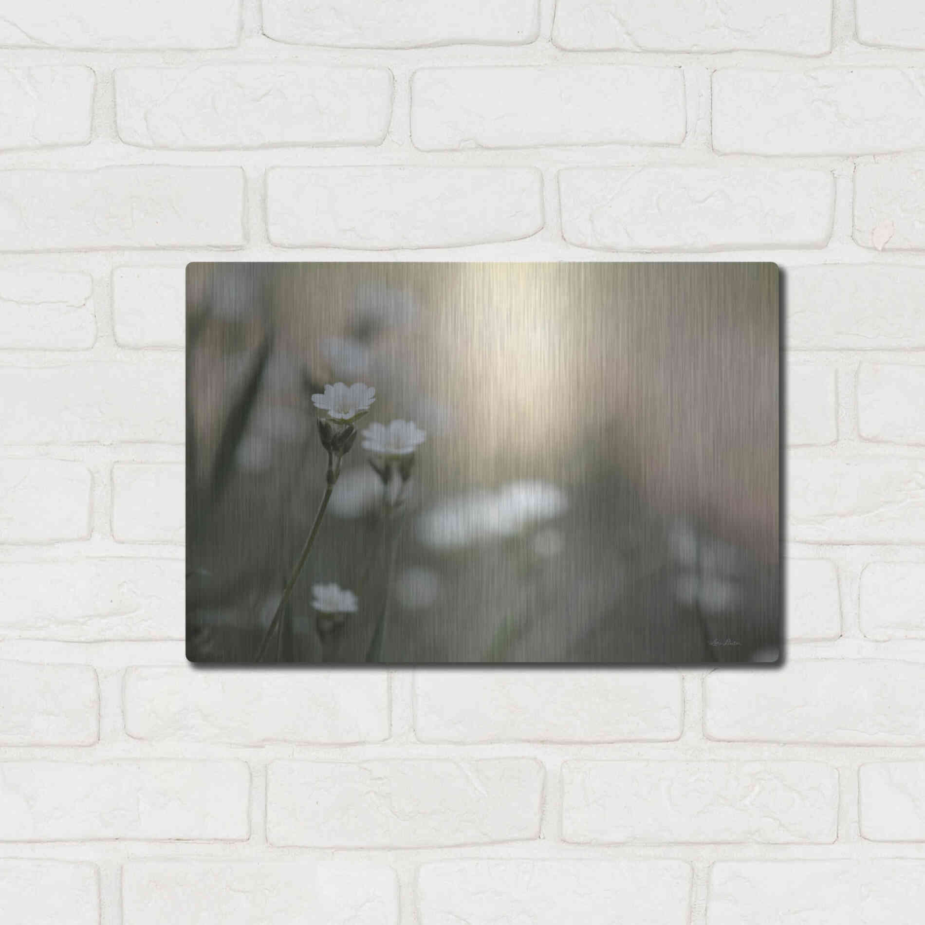 Luxe Metal Art 'Spring Into Life' by Lori Deiter, Metal Wall Art,16x12