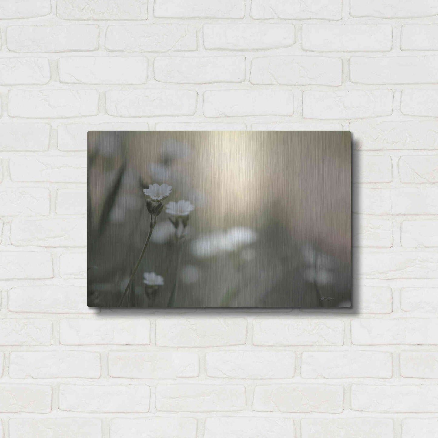 Luxe Metal Art 'Spring Into Life' by Lori Deiter, Metal Wall Art,24x16