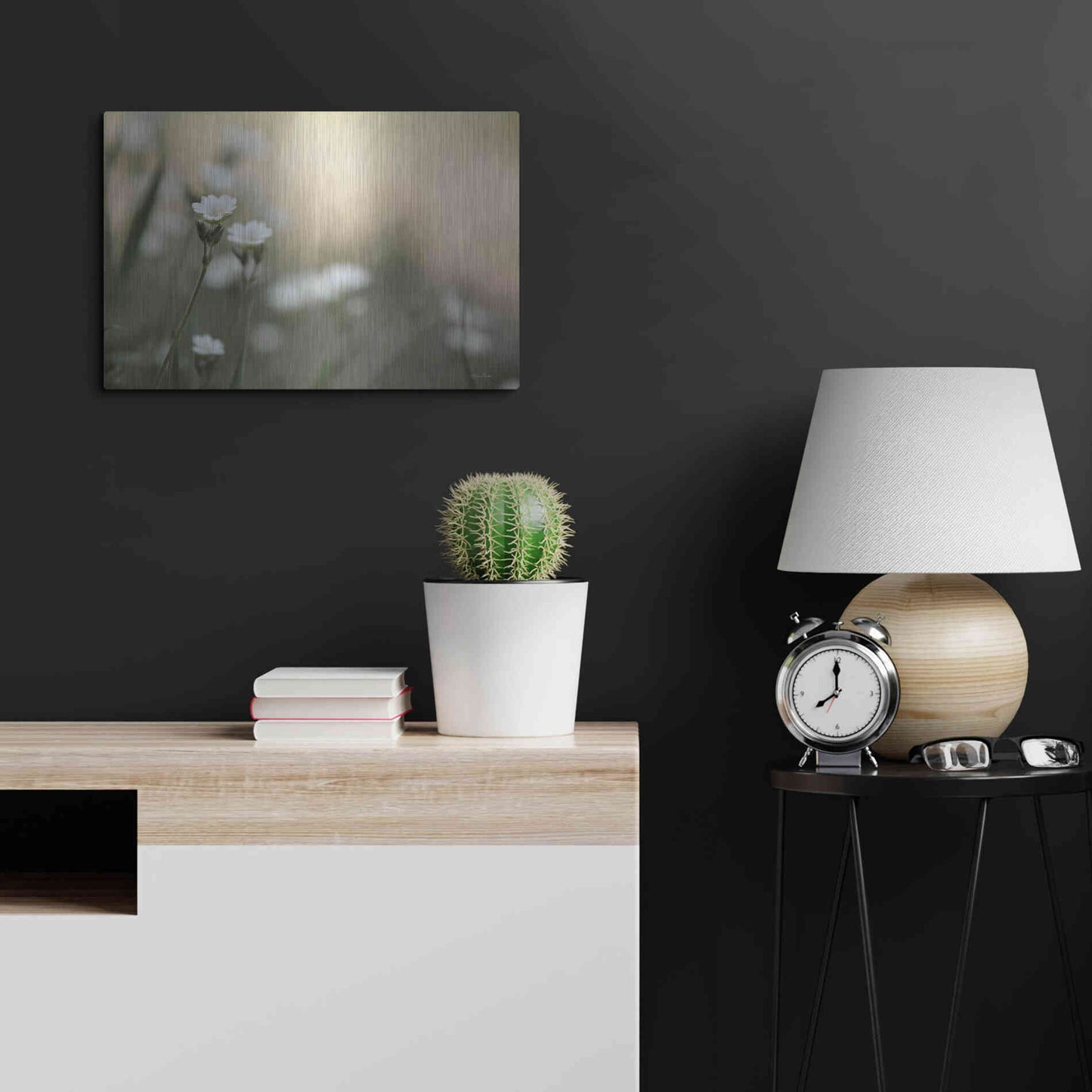 Luxe Metal Art 'Spring Into Life' by Lori Deiter, Metal Wall Art,24x16