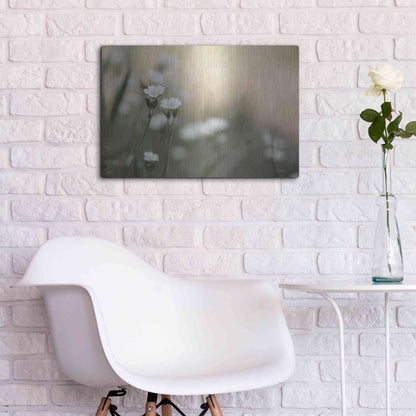 Luxe Metal Art 'Spring Into Life' by Lori Deiter, Metal Wall Art,24x16