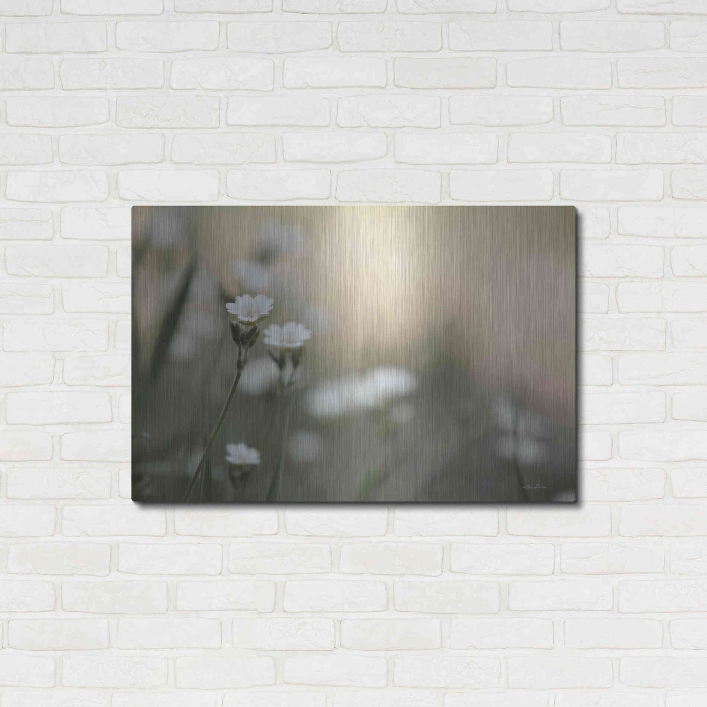 Luxe Metal Art 'Spring Into Life' by Lori Deiter, Metal Wall Art,36x24