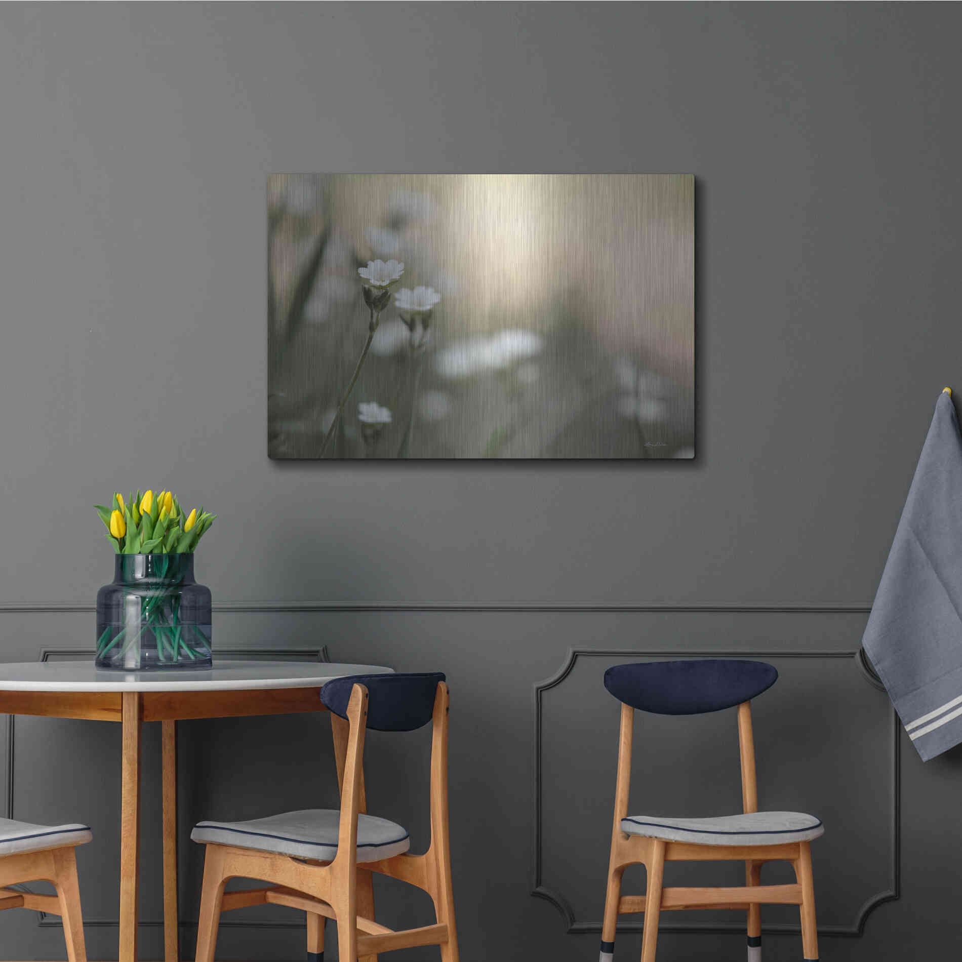 Luxe Metal Art 'Spring Into Life' by Lori Deiter, Metal Wall Art,36x24