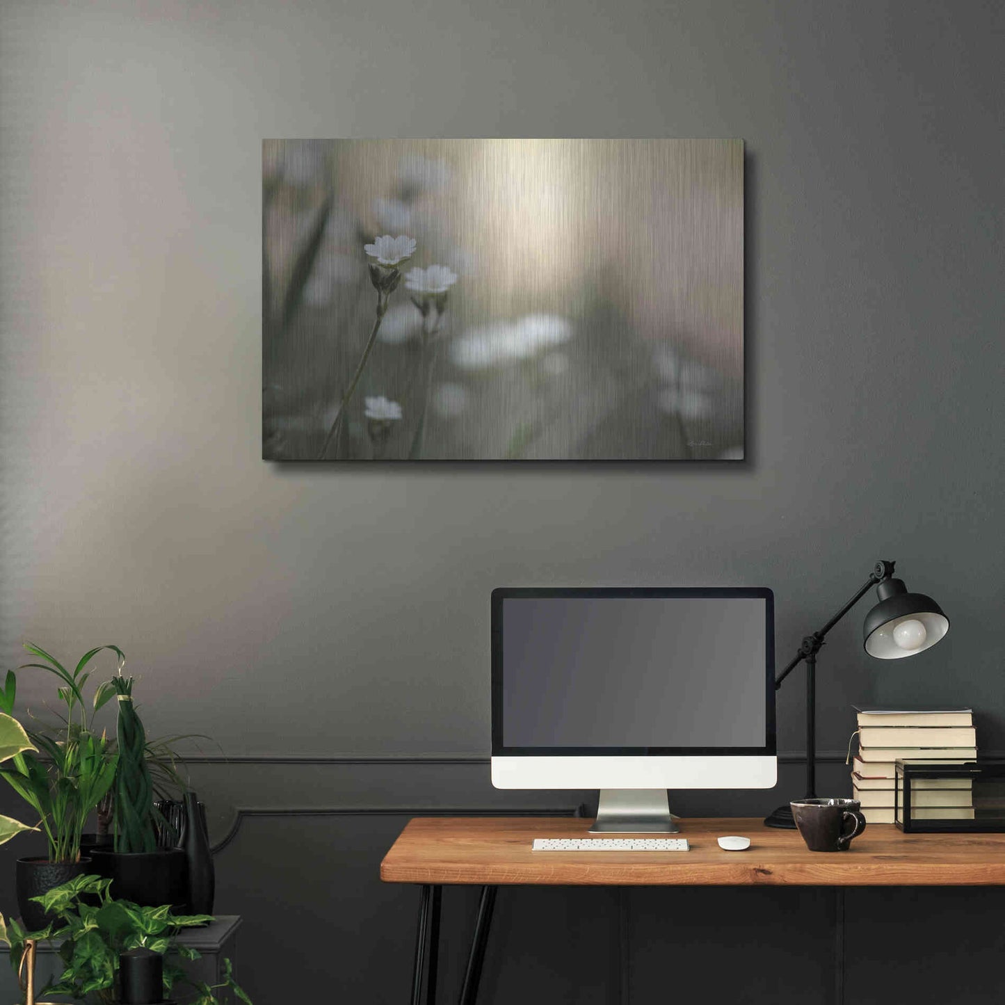 Luxe Metal Art 'Spring Into Life' by Lori Deiter, Metal Wall Art,36x24