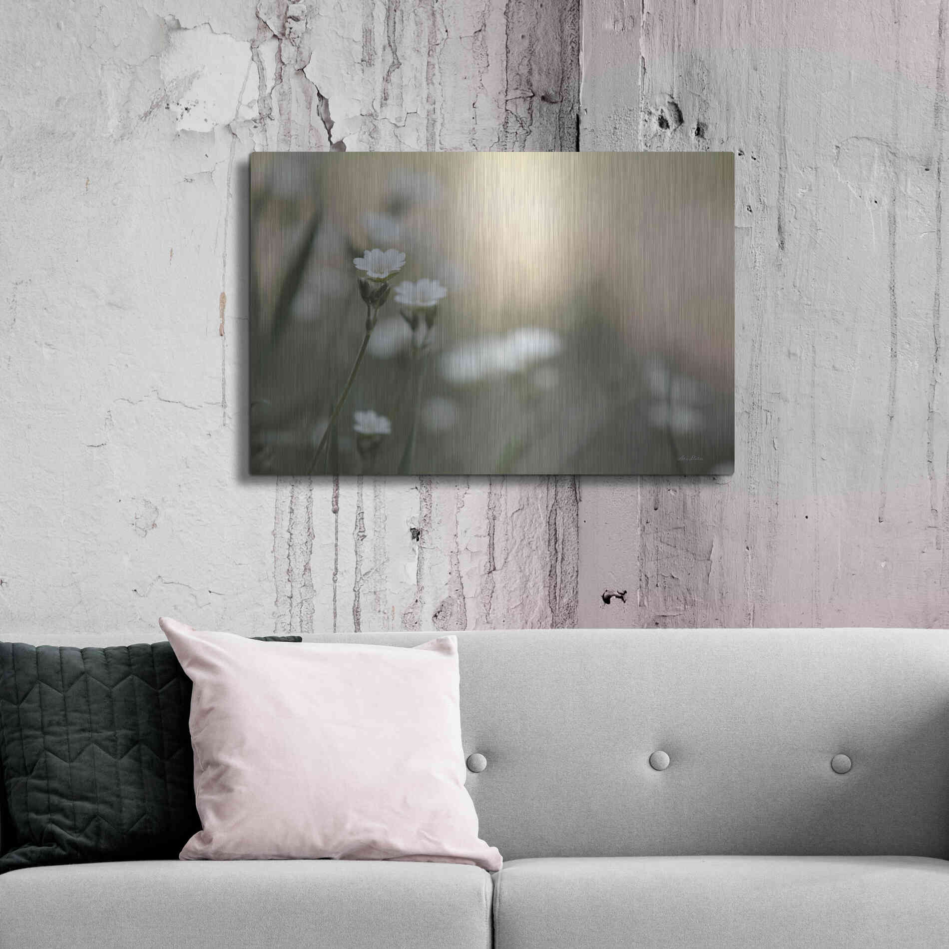 Luxe Metal Art 'Spring Into Life' by Lori Deiter, Metal Wall Art,36x24
