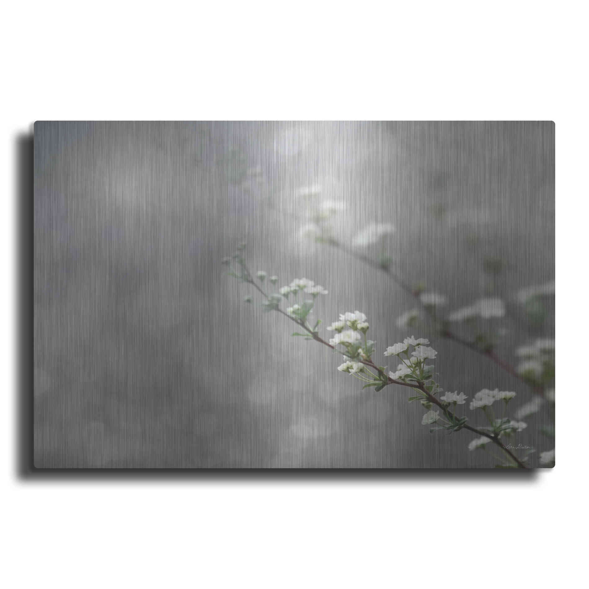Luxe Metal Art 'Floral Dreams' by Lori Deiter, Metal Wall Art