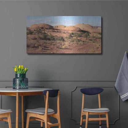 Luxe Metal Art 'Moab Sand Flats I' by Lori Deiter, Metal Wall Art,48x24