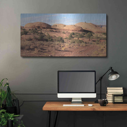 Luxe Metal Art 'Moab Sand Flats I' by Lori Deiter, Metal Wall Art,48x24