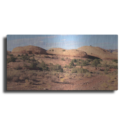 Luxe Metal Art 'Moab Sand Flats I' by Lori Deiter, Metal Wall Art