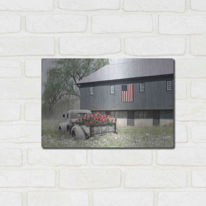 Luxe Metal Art 'Summer Sweetness' by Lori Deiter, Metal Wall Art,16x12