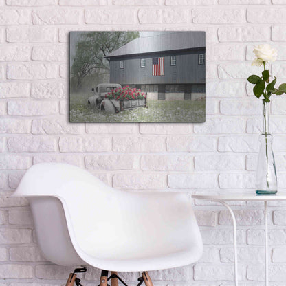 Luxe Metal Art 'Summer Sweetness' by Lori Deiter, Metal Wall Art,24x16