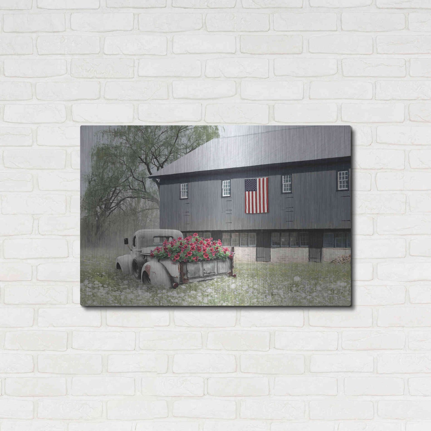 Luxe Metal Art 'Summer Sweetness' by Lori Deiter, Metal Wall Art,36x24