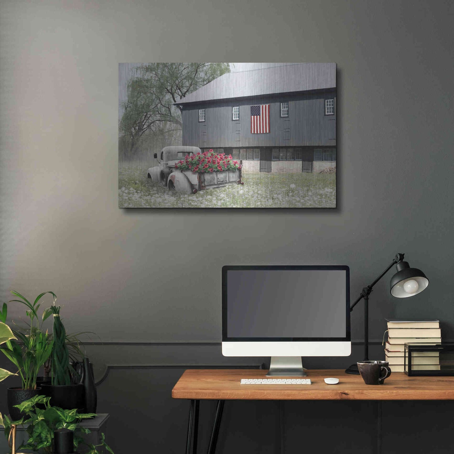 Luxe Metal Art 'Summer Sweetness' by Lori Deiter, Metal Wall Art,36x24