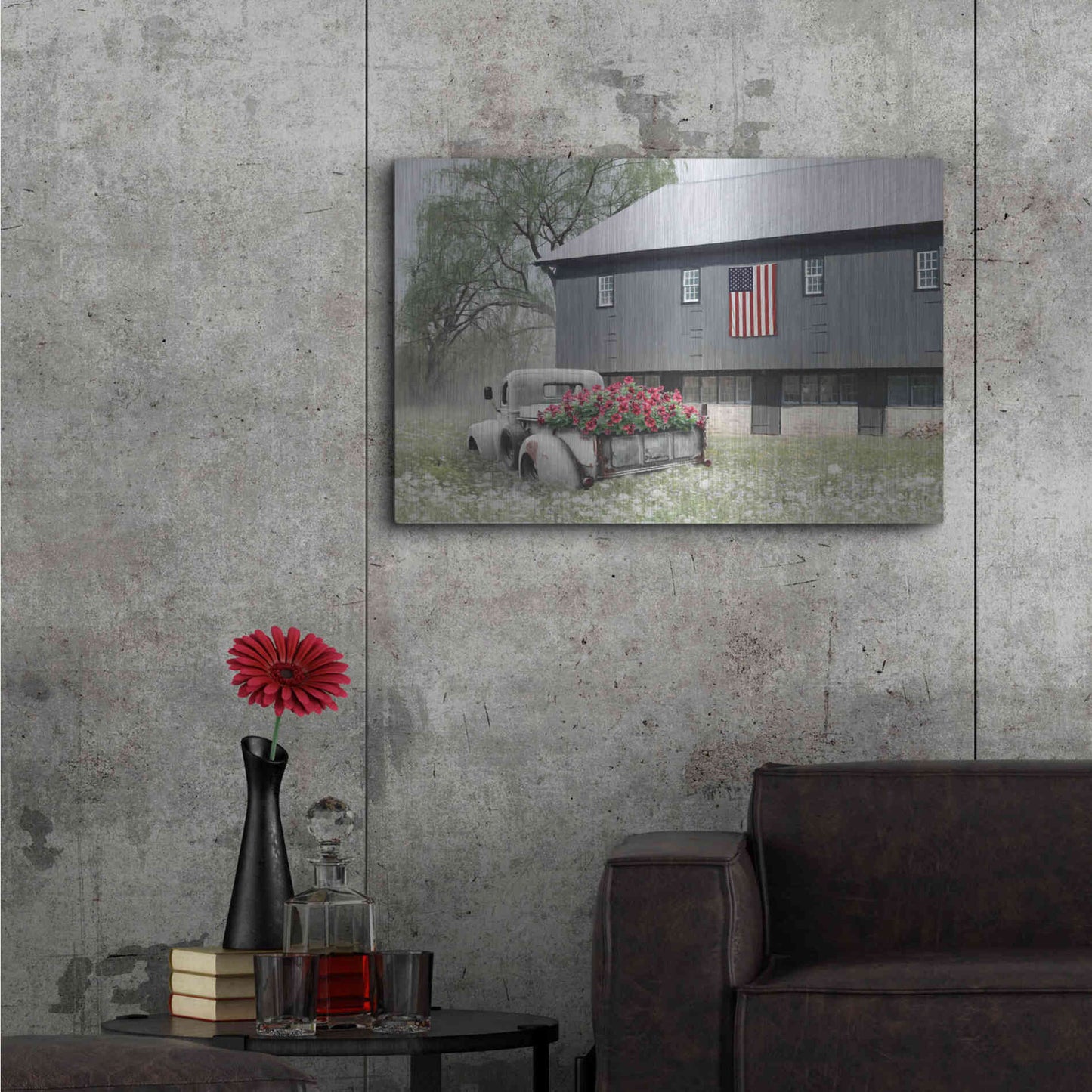 Luxe Metal Art 'Summer Sweetness' by Lori Deiter, Metal Wall Art,36x24