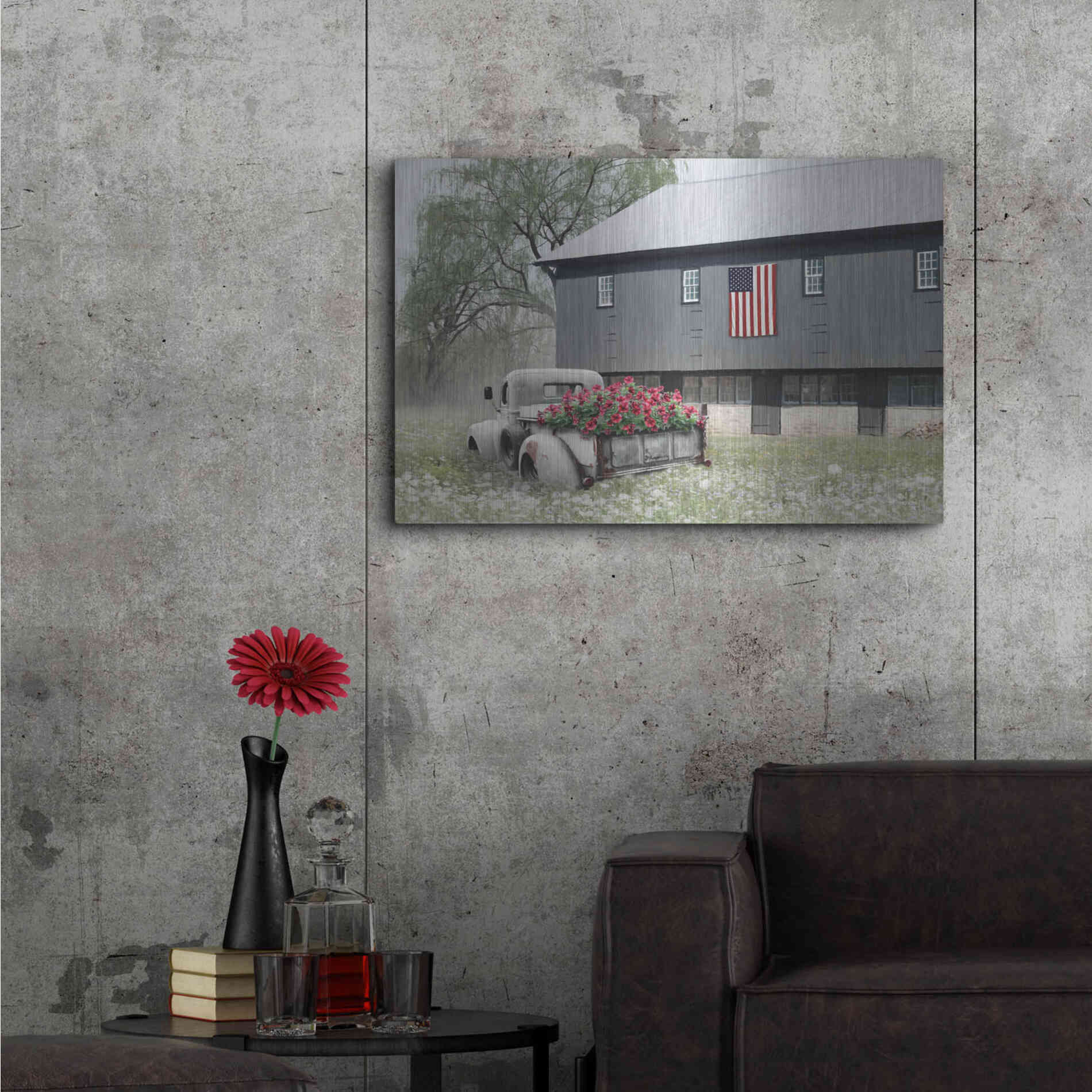 Luxe Metal Art 'Summer Sweetness' by Lori Deiter, Metal Wall Art,36x24