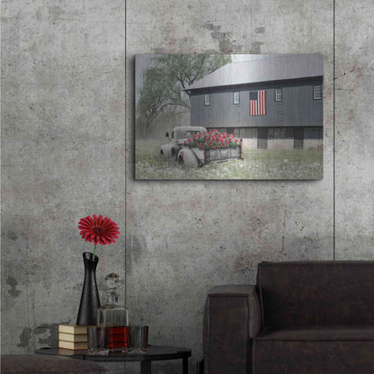 Luxe Metal Art 'Summer Sweetness' by Lori Deiter, Metal Wall Art,36x24