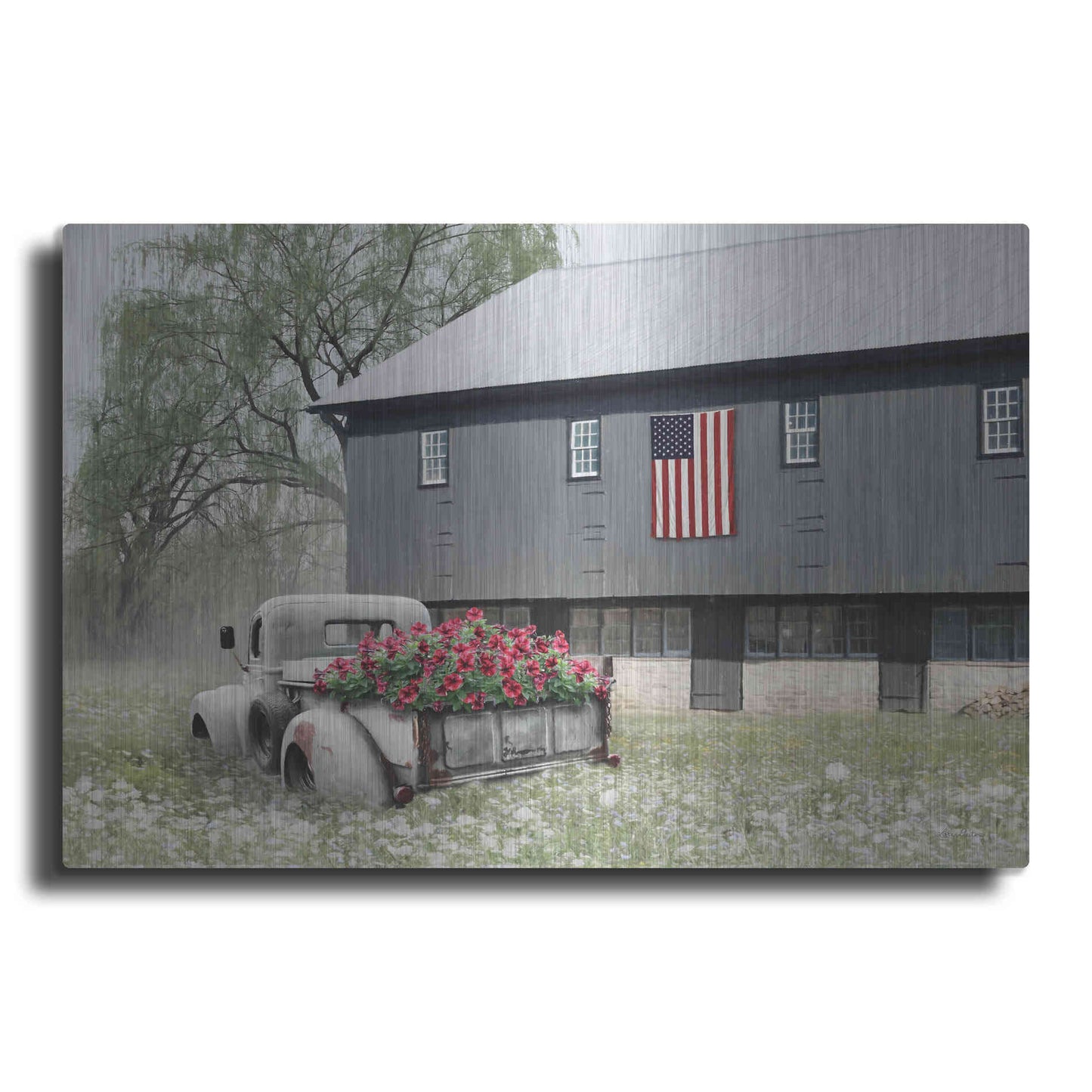 Luxe Metal Art 'Summer Sweetness' by Lori Deiter, Metal Wall Art