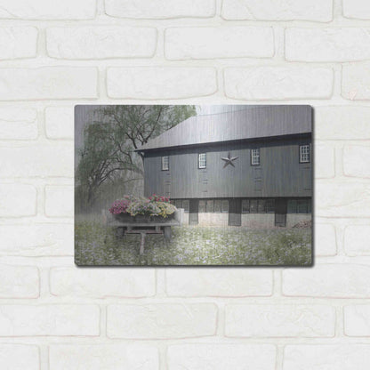 Luxe Metal Art 'Living Easy' by Lori Deiter, Metal Wall Art,16x12
