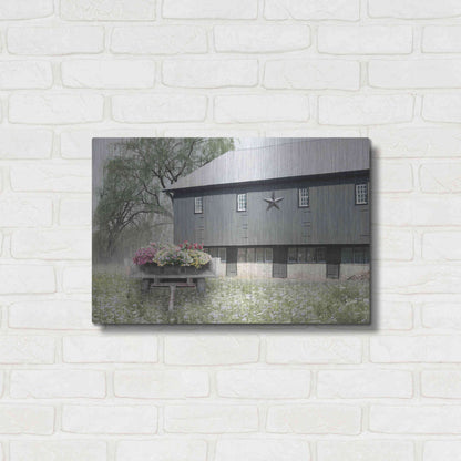 Luxe Metal Art 'Living Easy' by Lori Deiter, Metal Wall Art,24x16
