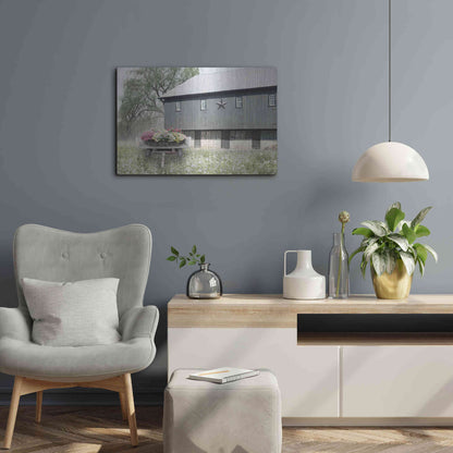 Luxe Metal Art 'Living Easy' by Lori Deiter, Metal Wall Art,24x16