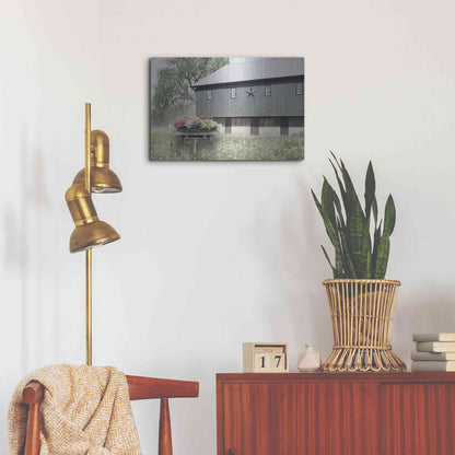 Luxe Metal Art 'Living Easy' by Lori Deiter, Metal Wall Art,24x16