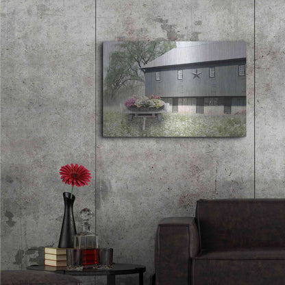 Luxe Metal Art 'Living Easy' by Lori Deiter, Metal Wall Art,36x24