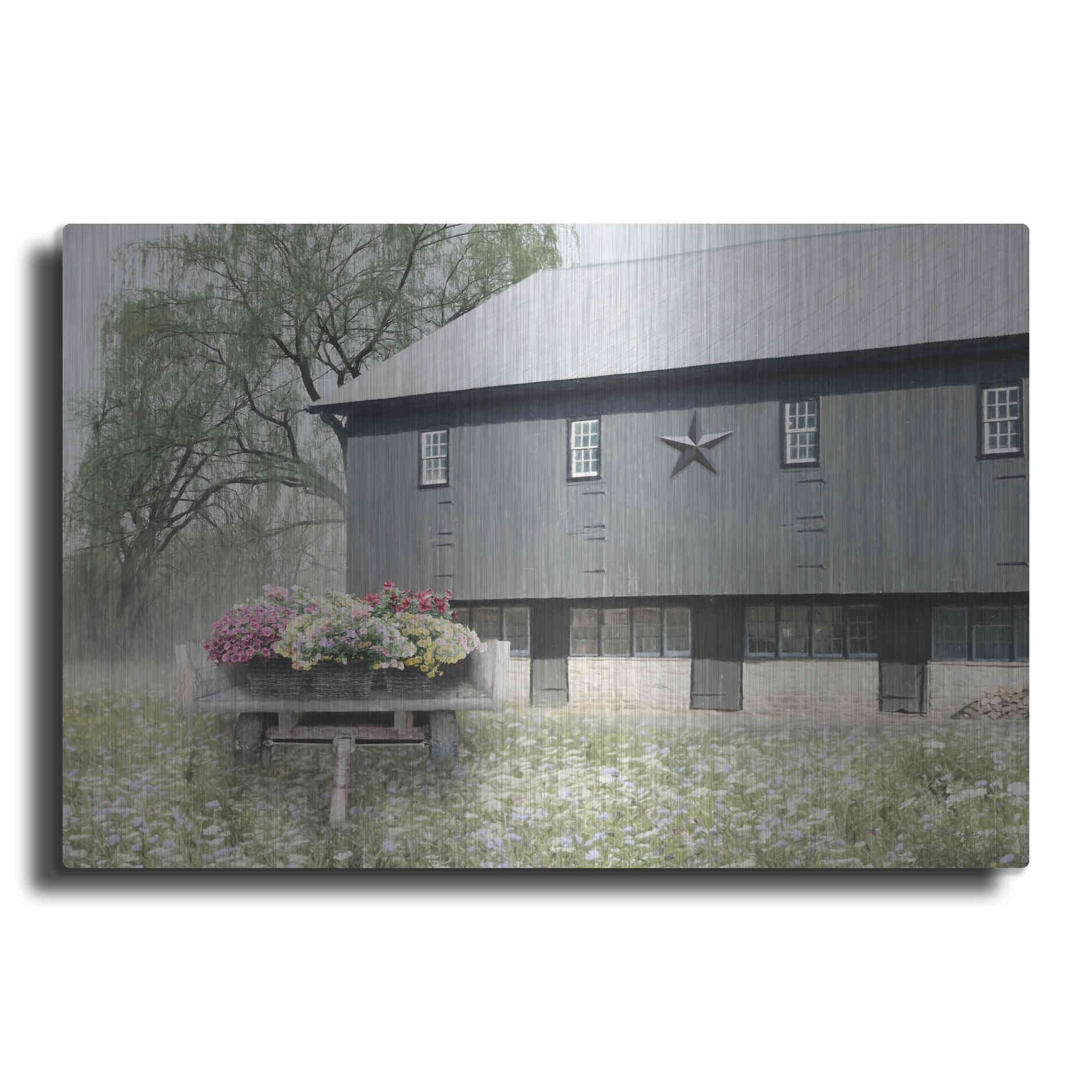 Luxe Metal Art 'Living Easy' by Lori Deiter, Metal Wall Art
