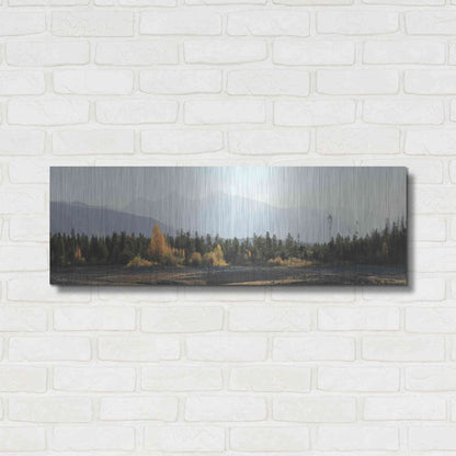 Luxe Metal Art 'Dillon Dam Sunrise' by Lori Deiter, Metal Wall Art,36x12