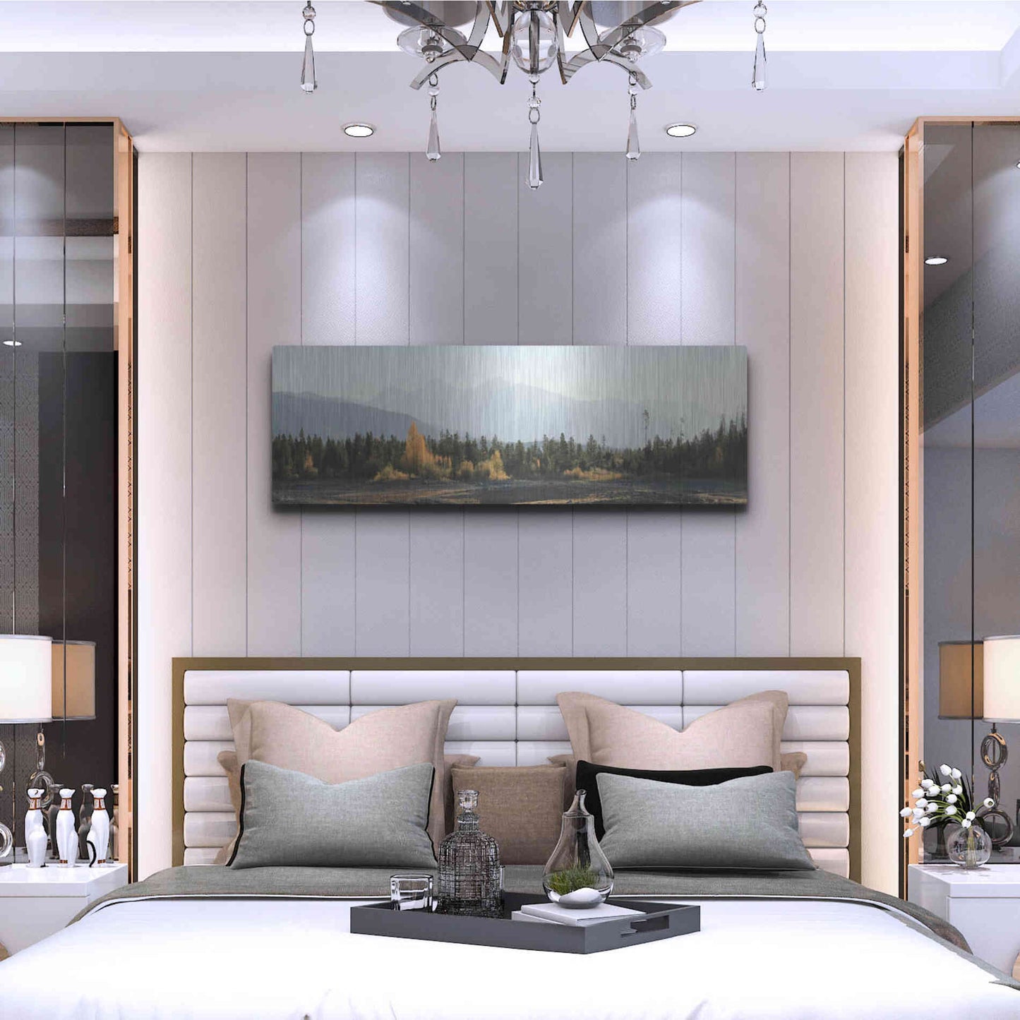 Luxe Metal Art 'Dillon Dam Sunrise' by Lori Deiter, Metal Wall Art,48x16