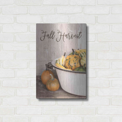 Luxe Metal Art 'Fall Harvest' by Lori Deiter, Metal Wall Art,16x24