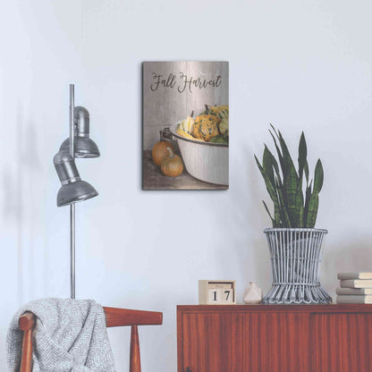 Luxe Metal Art 'Fall Harvest' by Lori Deiter, Metal Wall Art,16x24