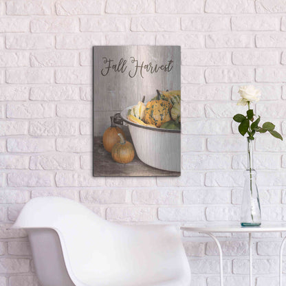 Luxe Metal Art 'Fall Harvest' by Lori Deiter, Metal Wall Art,16x24