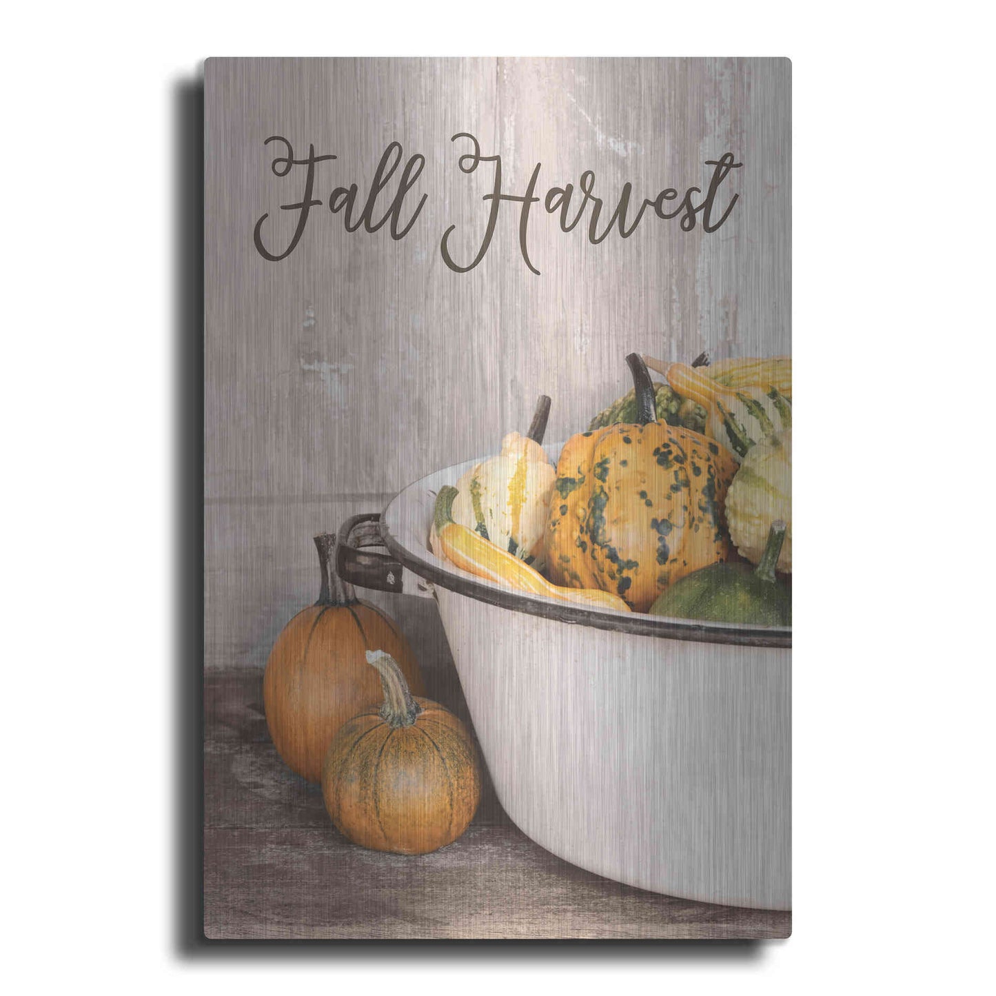 Luxe Metal Art 'Fall Harvest' by Lori Deiter, Metal Wall Art