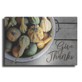 Luxe Metal Art 'Give Thanks' by Lori Deiter, Metal Wall Art