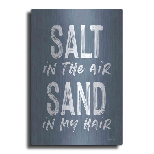 Luxe Metal Art 'Salt in the Air' by Lettered & Lined, Metal Wall Art